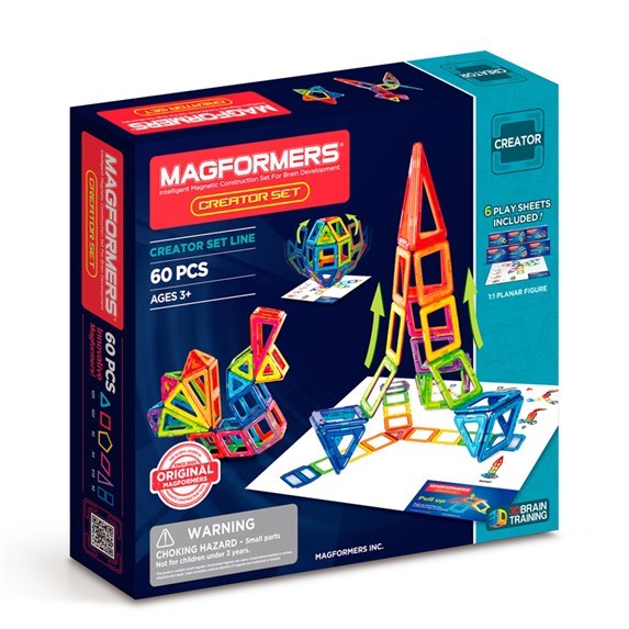 Magformers Mıknatıslı Creative Set - 60 Parça 