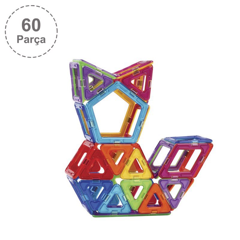 Magformers Mıknatıslı Creative Set - 60 Parça 