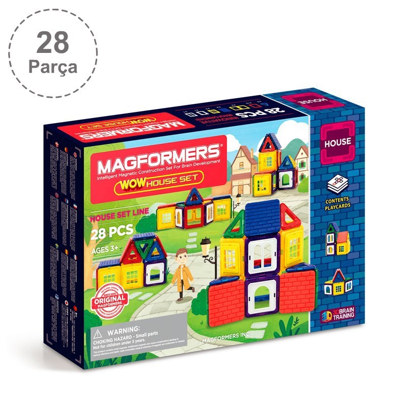 Magformers Mıknatıslı House Set - 28 Parça 