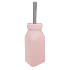 Oioi Şişe Pipet Pinky Pink / Powder Grey