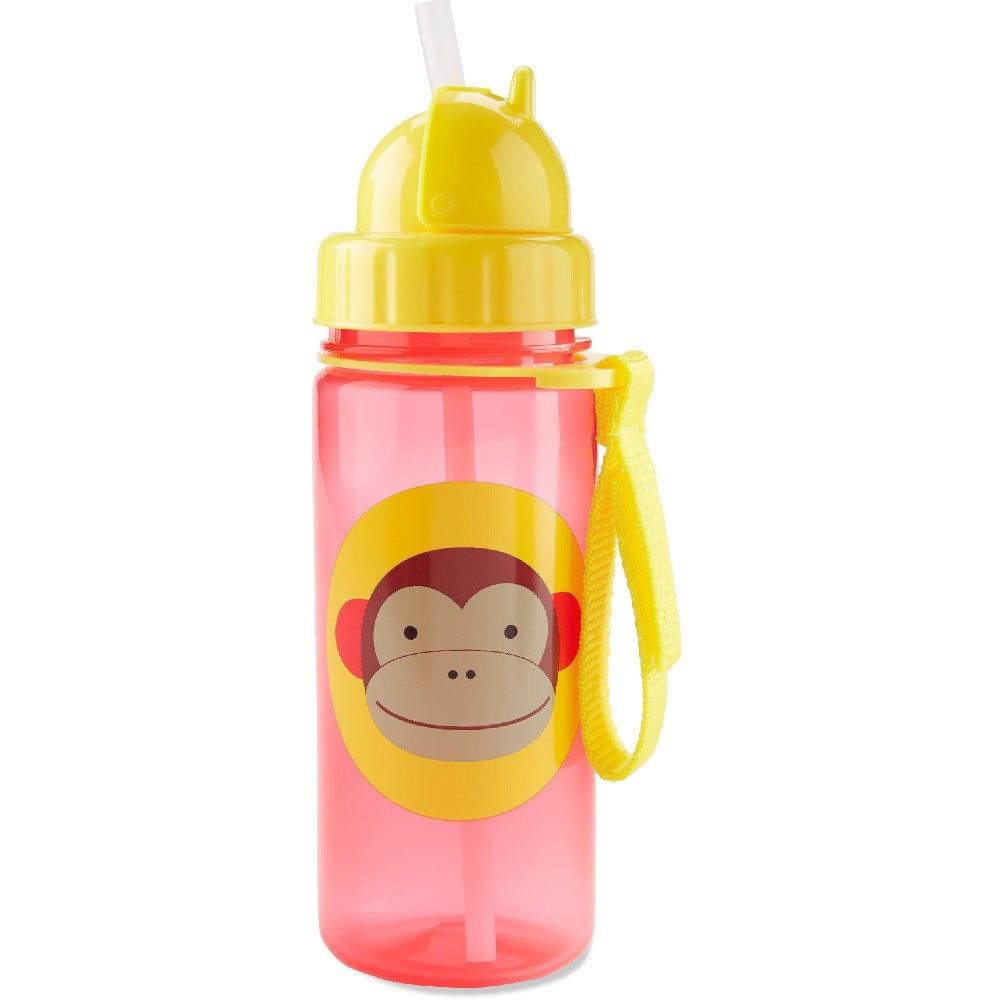 Skip Hop Zoo Pipetli Bardak 390 ml Maymun Orjinal