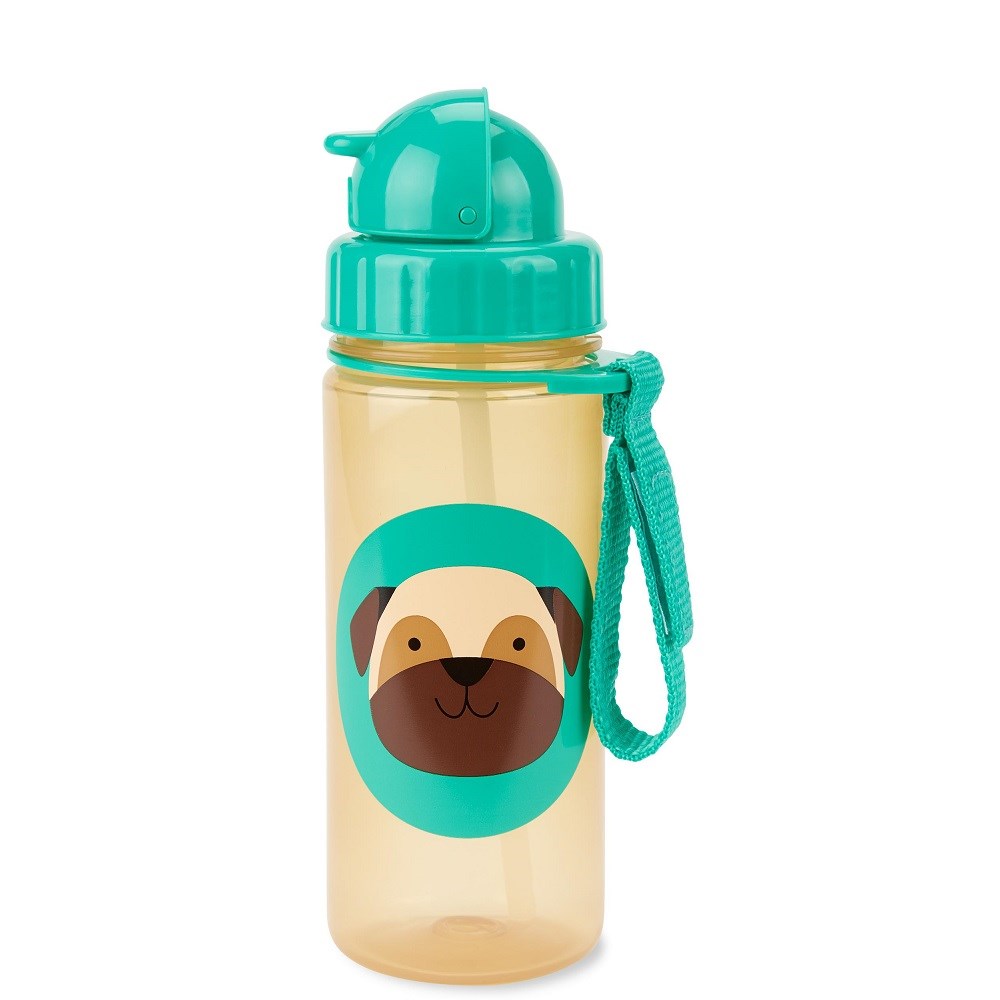 Skip Hop Zoo Pipetli Bardak 390 ml Pug Orjinal