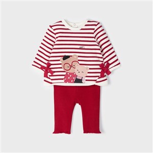 Mayoral Kışlık Kız Bebek S-shirt Tayt Set