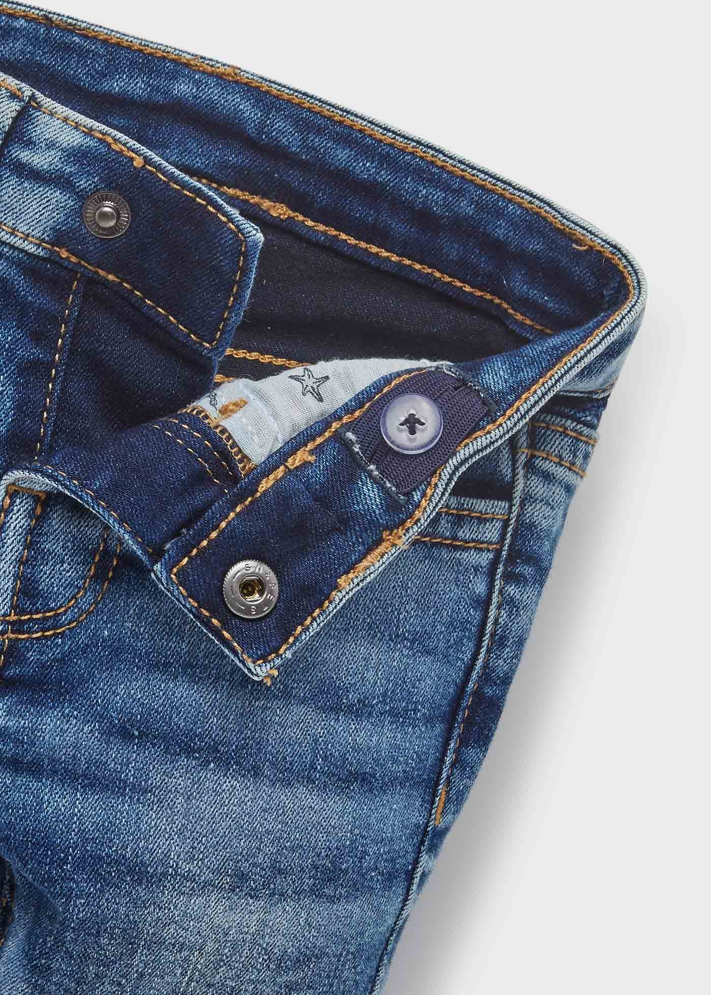 Mayoral Yazlık Erkek Bebek SlimFit Denim Pantolon Mavi