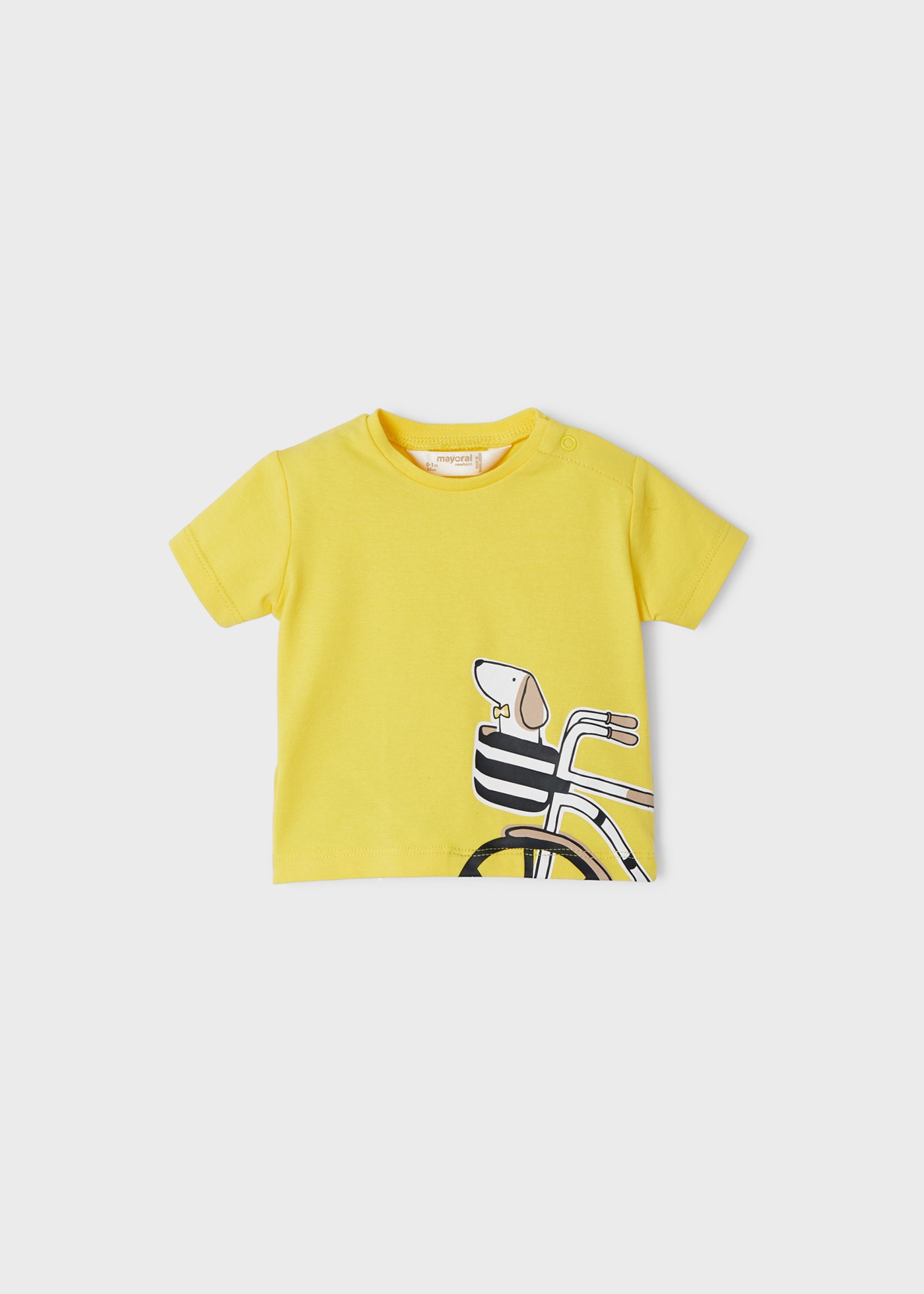 Mayoral Yazlık Erkek Bebek Kısa Kol T-shirt 2'li Set Sarı