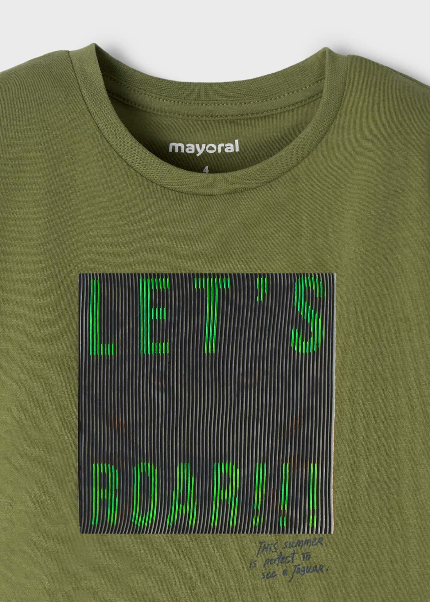 Mayoral Yazlık Erkek Kısa Kol T-shirt Yeşil