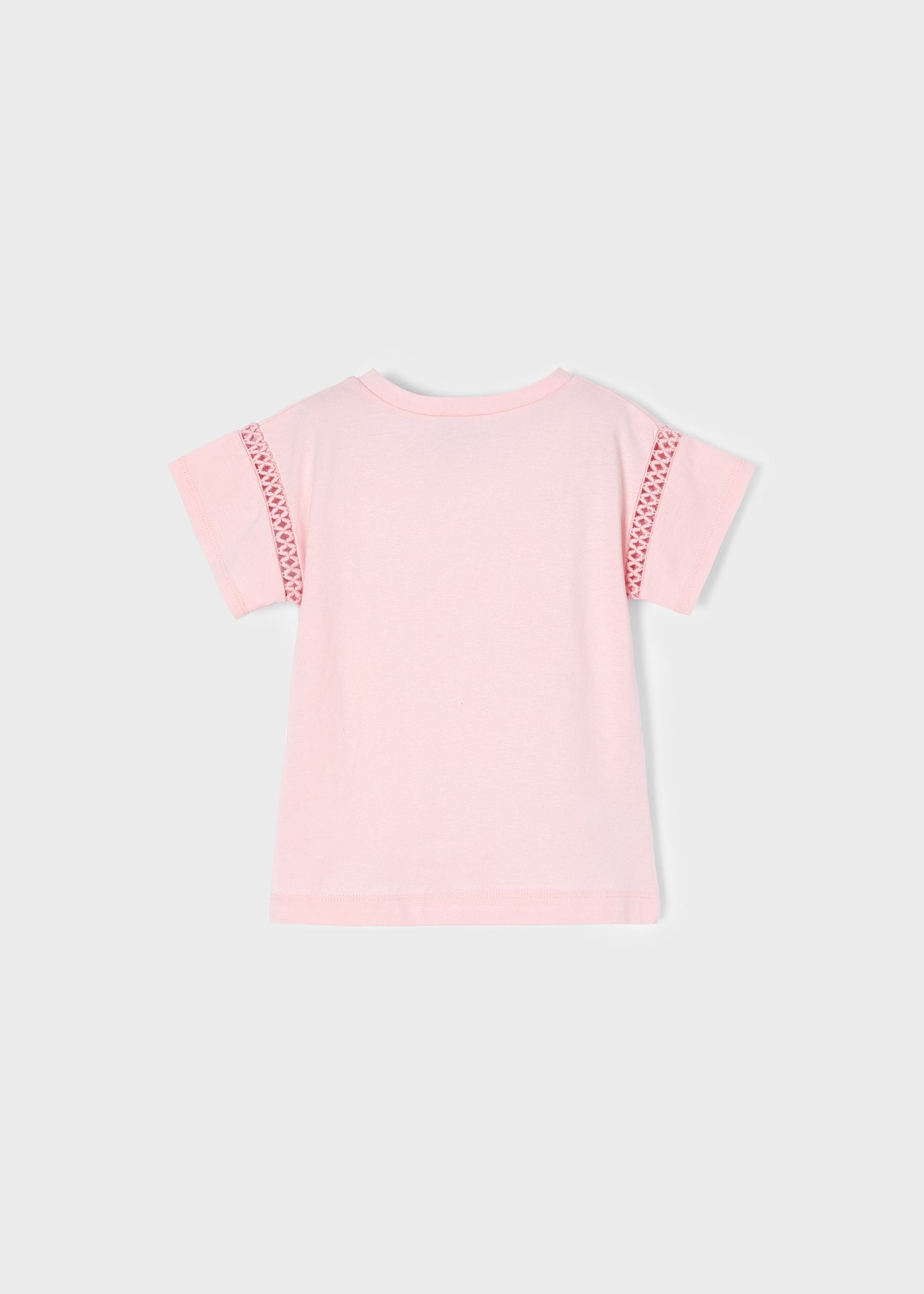 Mayoral Yazlık Kız Kısa Kol T-shirt Pembe