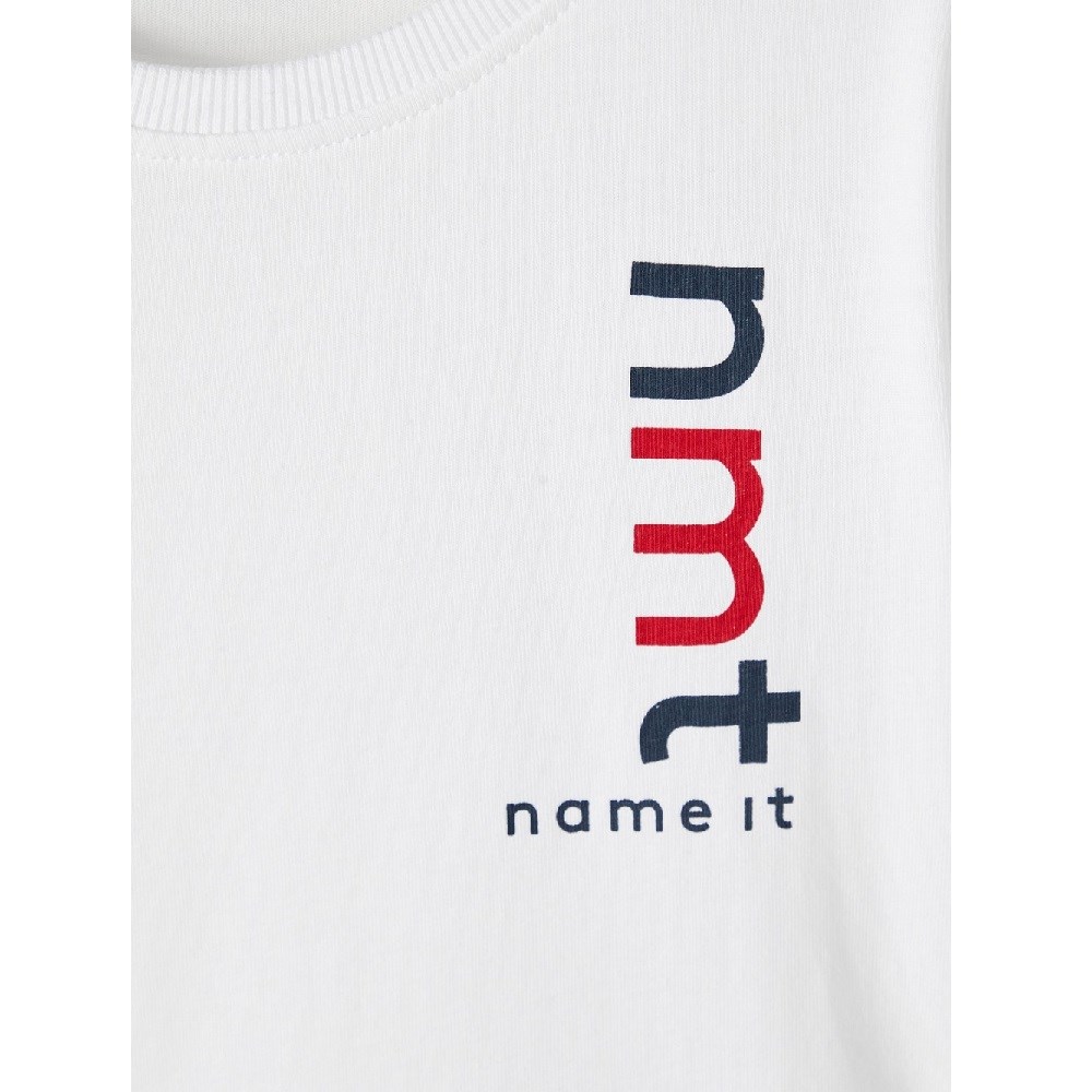 Name It Yazlık Erkek Kısa Kol T-shirt Beyaz