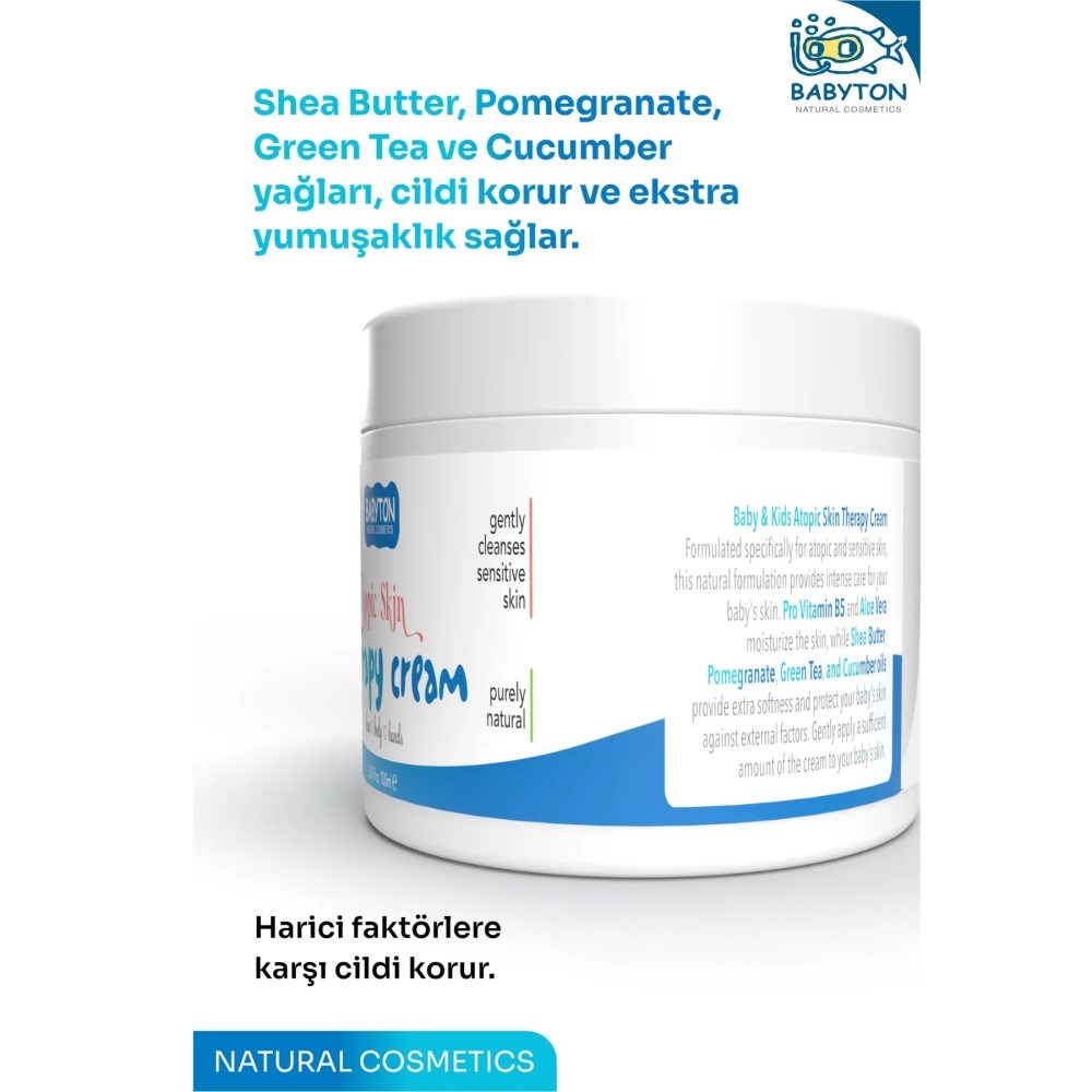 Babyton Atopic Skin Therapy Cream - Vücut Kremi 100 ml 