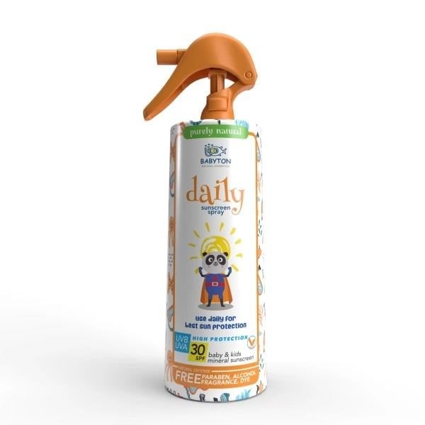 Babyton Bebek ve Çocuklar için Doğal Güneş Koruyucu Sprey 200 ml 