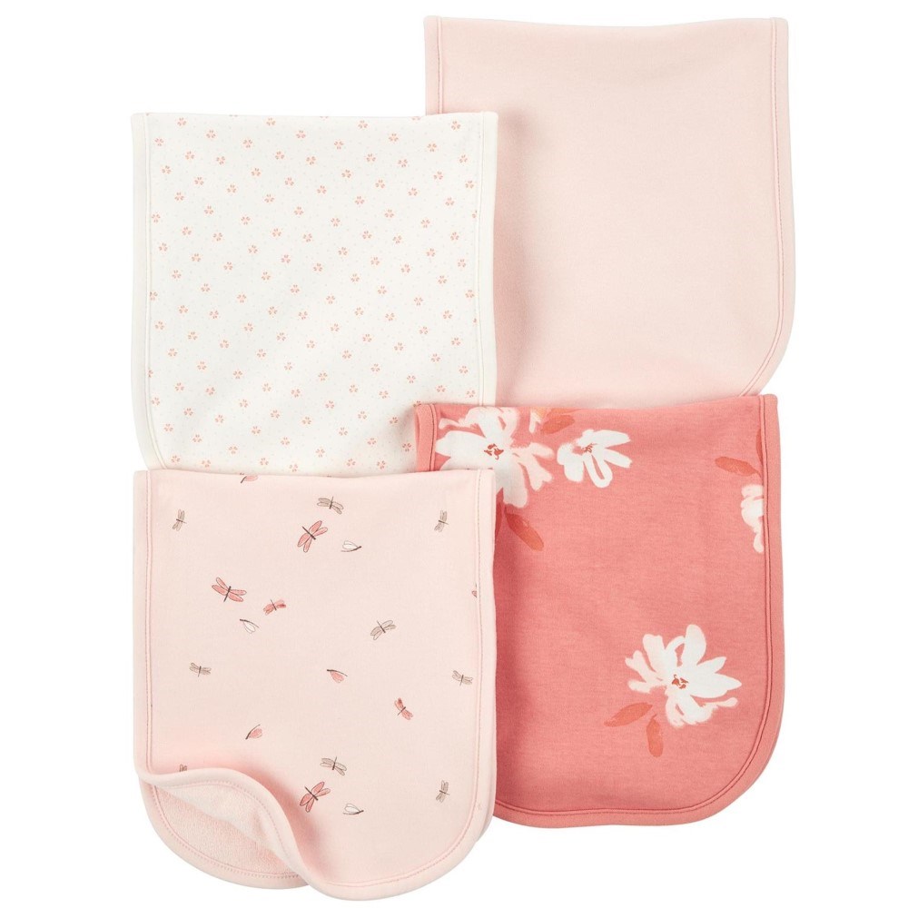 Carter's Kışlık Layette Kız Bebek 4'lü Omuz Bezi Set Orjinal