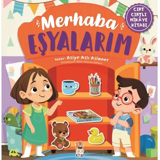 Merhaba Eşyalarım Cırt Cırtlı Hikaye Kitabı 