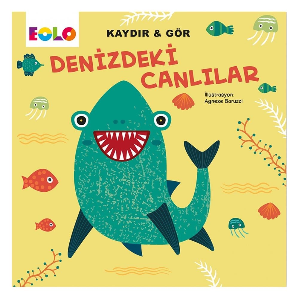 Kaydır ve Gör Eğitici Kitap : Denizdeki Canlılar 