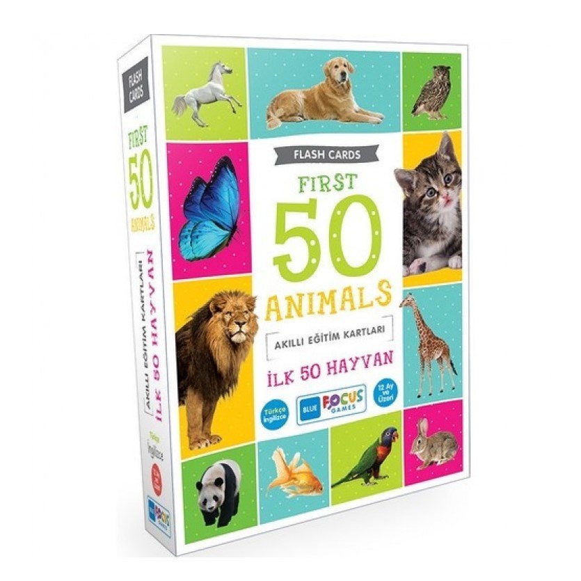 Blue Focus First 50 Animals-İlk 50 Hayvan 