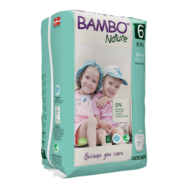 Bambo Nature No :6 Alıştırma Külodu XXL 18 kg+ (18 adet) Orjinal