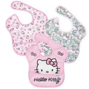 Bumkins SuperBib Önlük - 6-24 Ay 3'lü Paket (Hello Kitty )