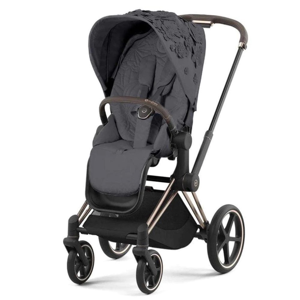 Cybex Priam Bebek Arabası Rose Gold – Simply Flowers Grey 