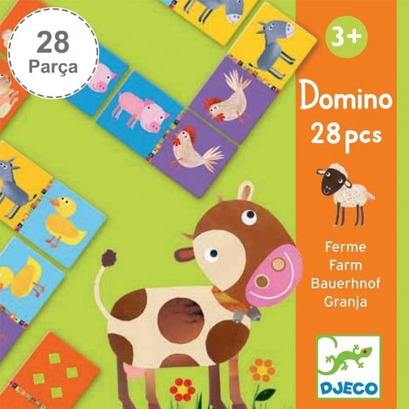 Djeco Domino Oyunları -  Domino Farm 