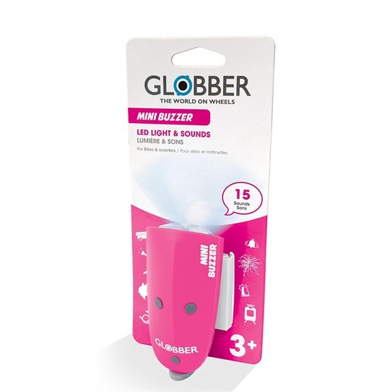 Globber Mini Korna ve Işık - Pembe 