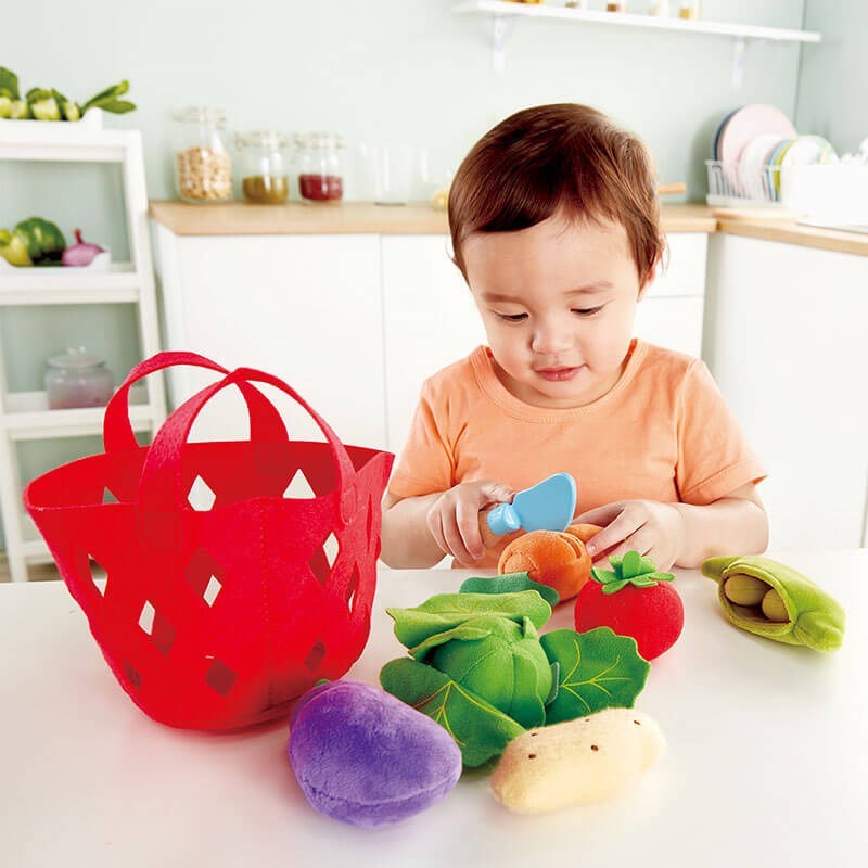 Hape Toddler Oyuncak Sebze ve Kovası 