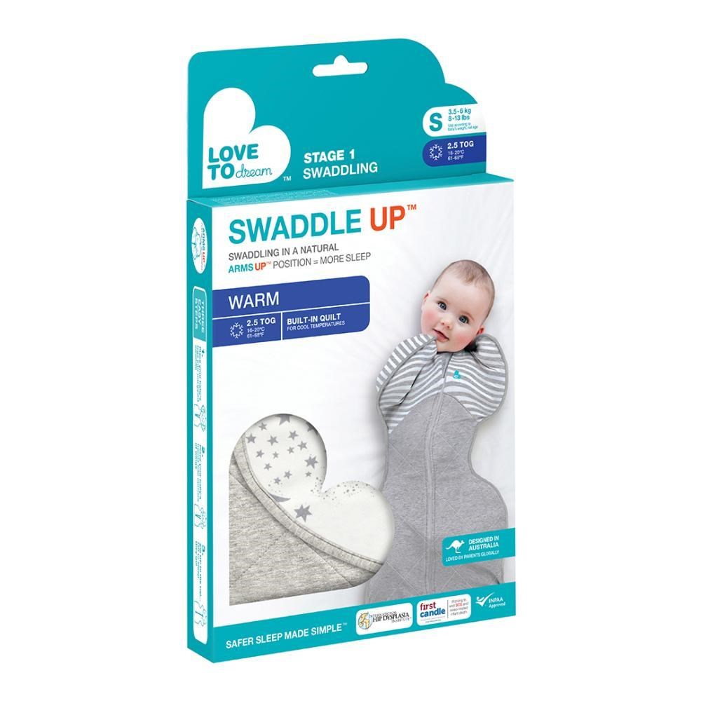 Love To Dream Swaddle Up 2.5 Tog Wit Gri