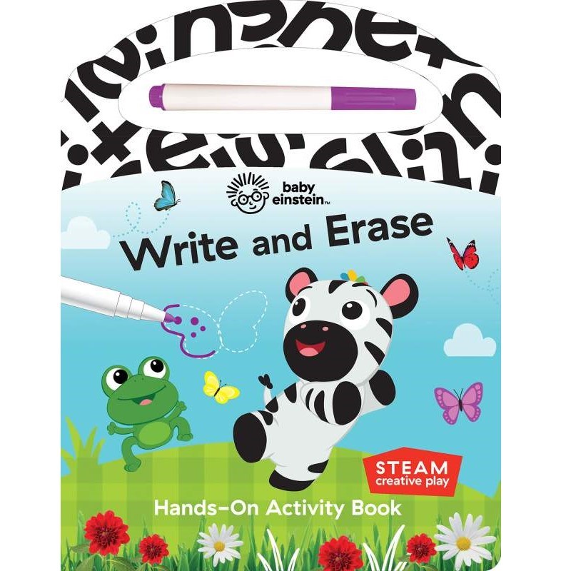 Baby Einstein: Write and Erase Hands-On Activity Book Eğitici Kitap 