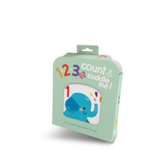 1,2,3 Count & Cuddle Me: Elephant Eğitici Kitap 