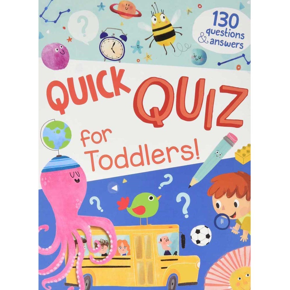 One Minute Quiz: For Toddlers Eğitici Kitap 