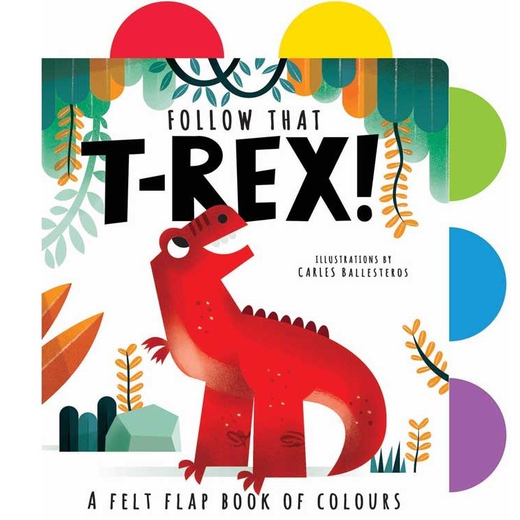 Follow That T-Rex! Eğitici Kitap 