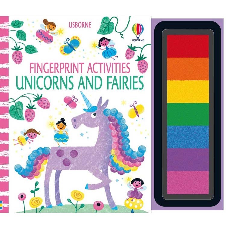 Fingerprint Activities Unicorns and Fairies Eğitici Kitap 