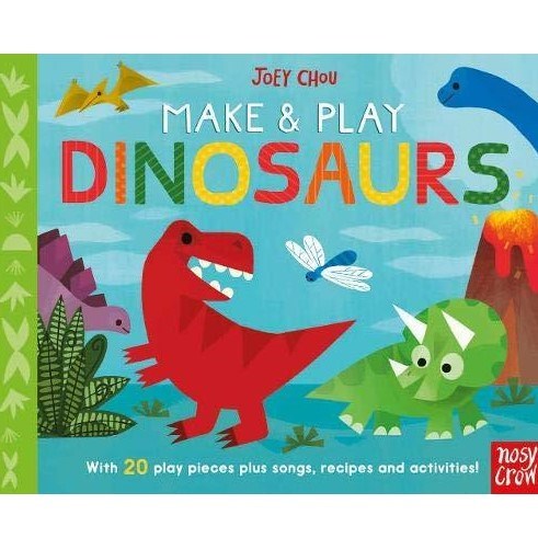 Make and Play: Dinosaurs Eğitici Kitap 