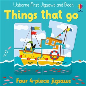 First Jigsaws And Book: Things That Go Eğitici Kitap