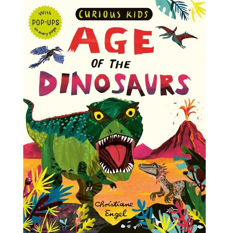 Curious Kids: Age of the Dinosaurs Eğitici Kitap 