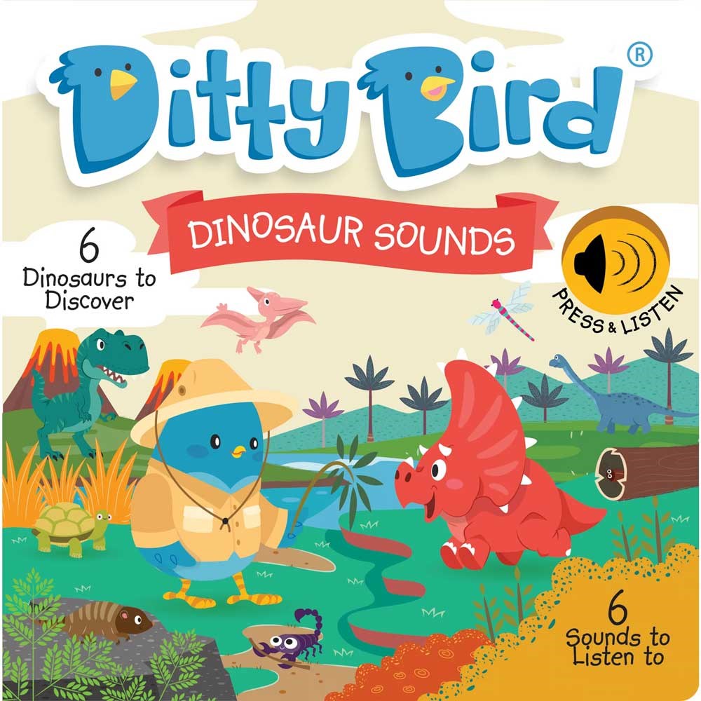 Ditty Bird: Dinosaur Sounds Eğitici Kitap 