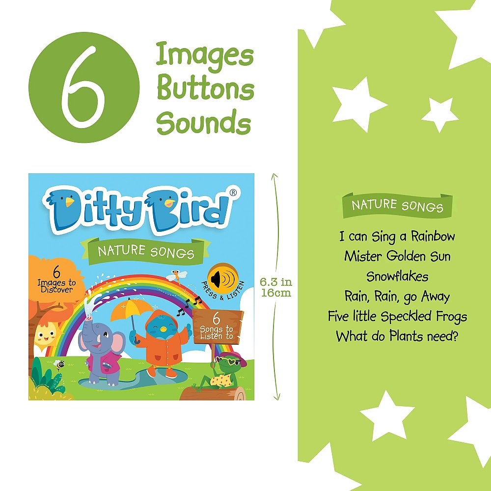 Ditty Bird: Nature Songs Eğitici Kitap 