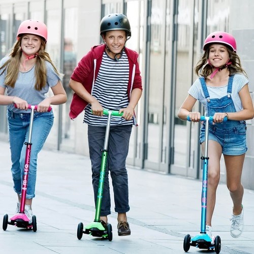 Micro Maxi Micro Deluxe 3 Tekerlekli Scooter Mavi 