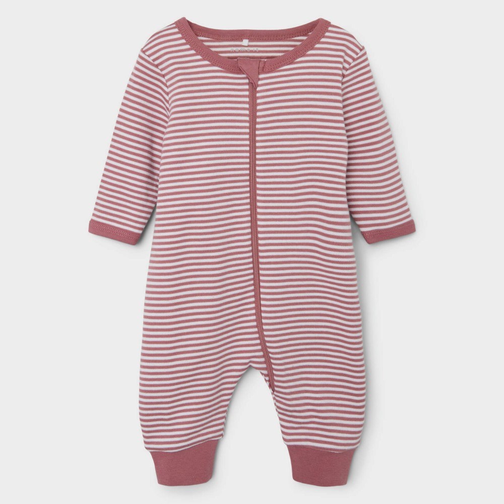 Name It Bebek Organik Penye Patiksiz Tulum 2'li Set Pembe