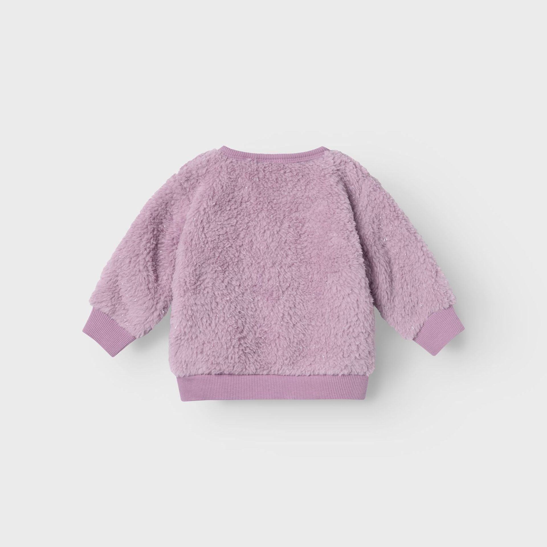 Name It Kışlık Kız Bebek Peluş Sweat Mor