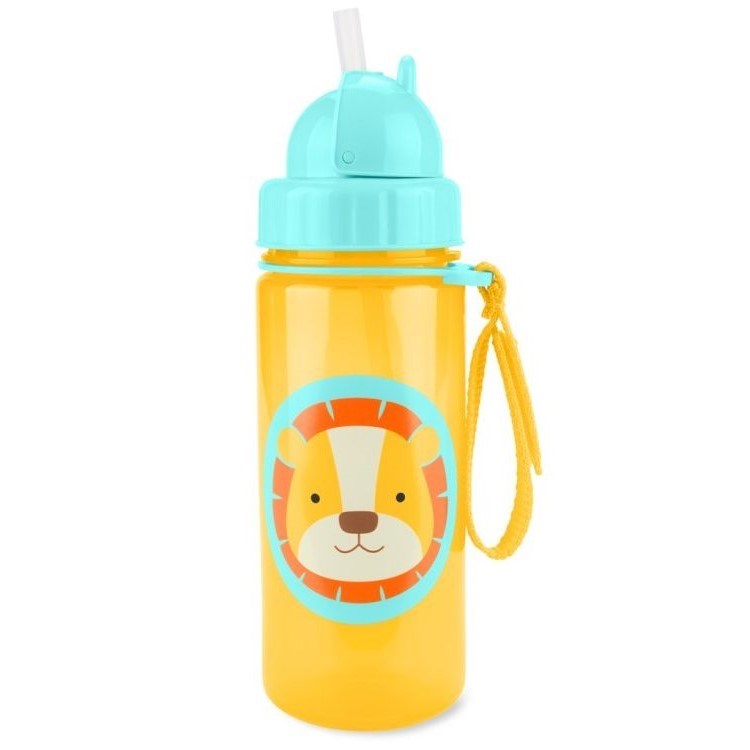 Skip Hop Zoo Pipetli Bardak 390 ml Aslan Orjinal