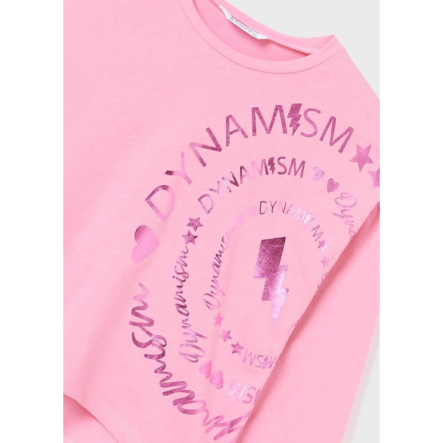 Mayoral Kışlık Kız Uzun Kol T-shirt Pembe