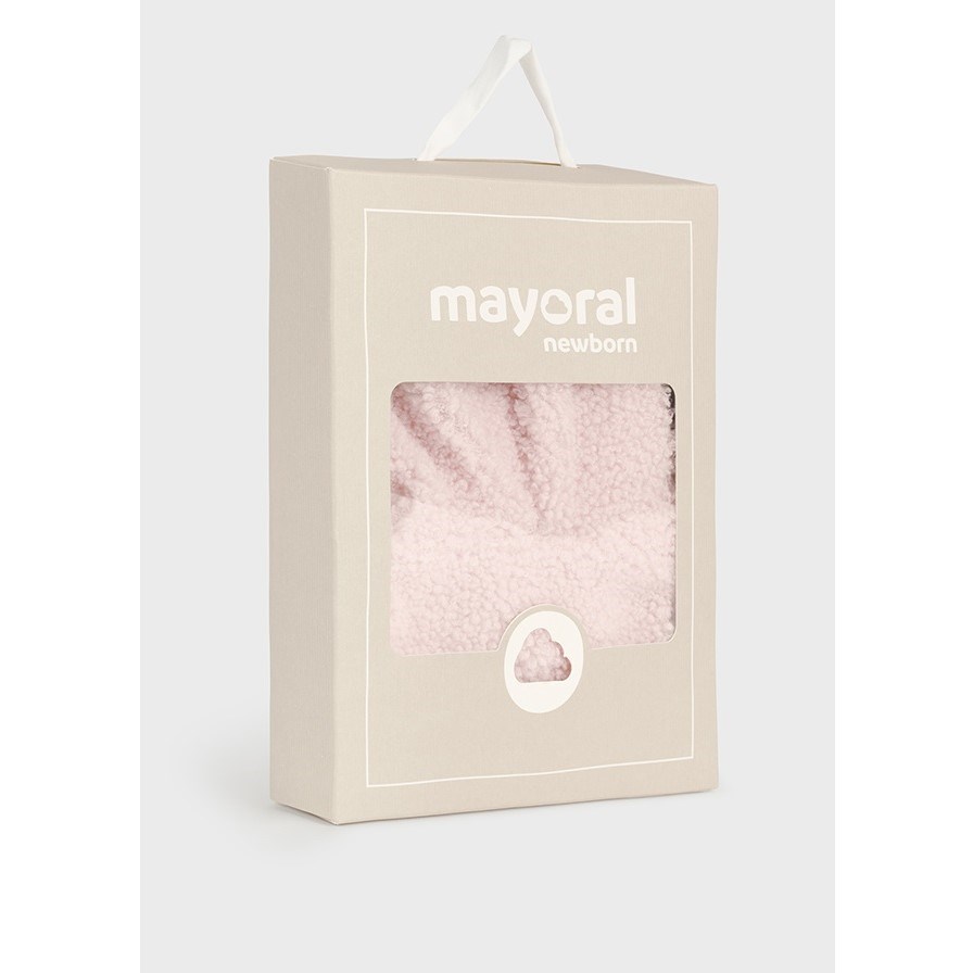 Mayoral Kışlık Kız Bebek Bere Atkı Set Pembe