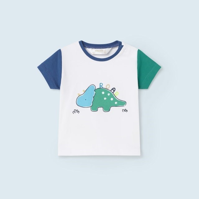 Mayoral Yazlık Erkek Bebek Kısa Kol T-shirt 2'li Set Mavi