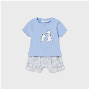 Mayoral Yazlık Erkek Bebek Bluz Şort Set