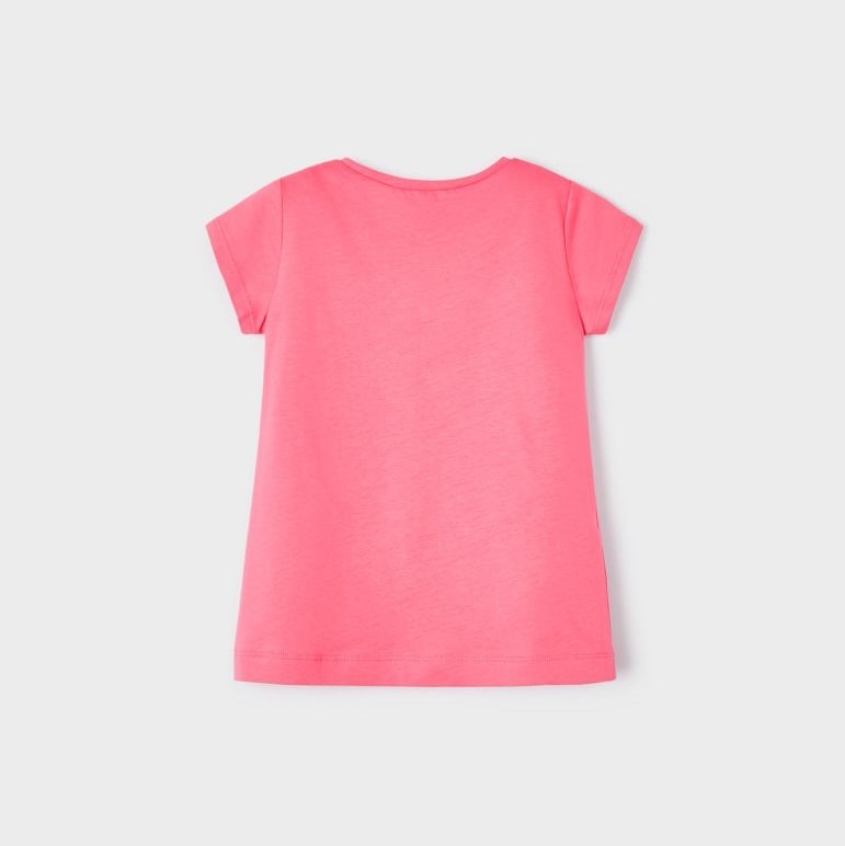 Mayoral Yazlık Kız Kısa Kol T-shirt Pembe