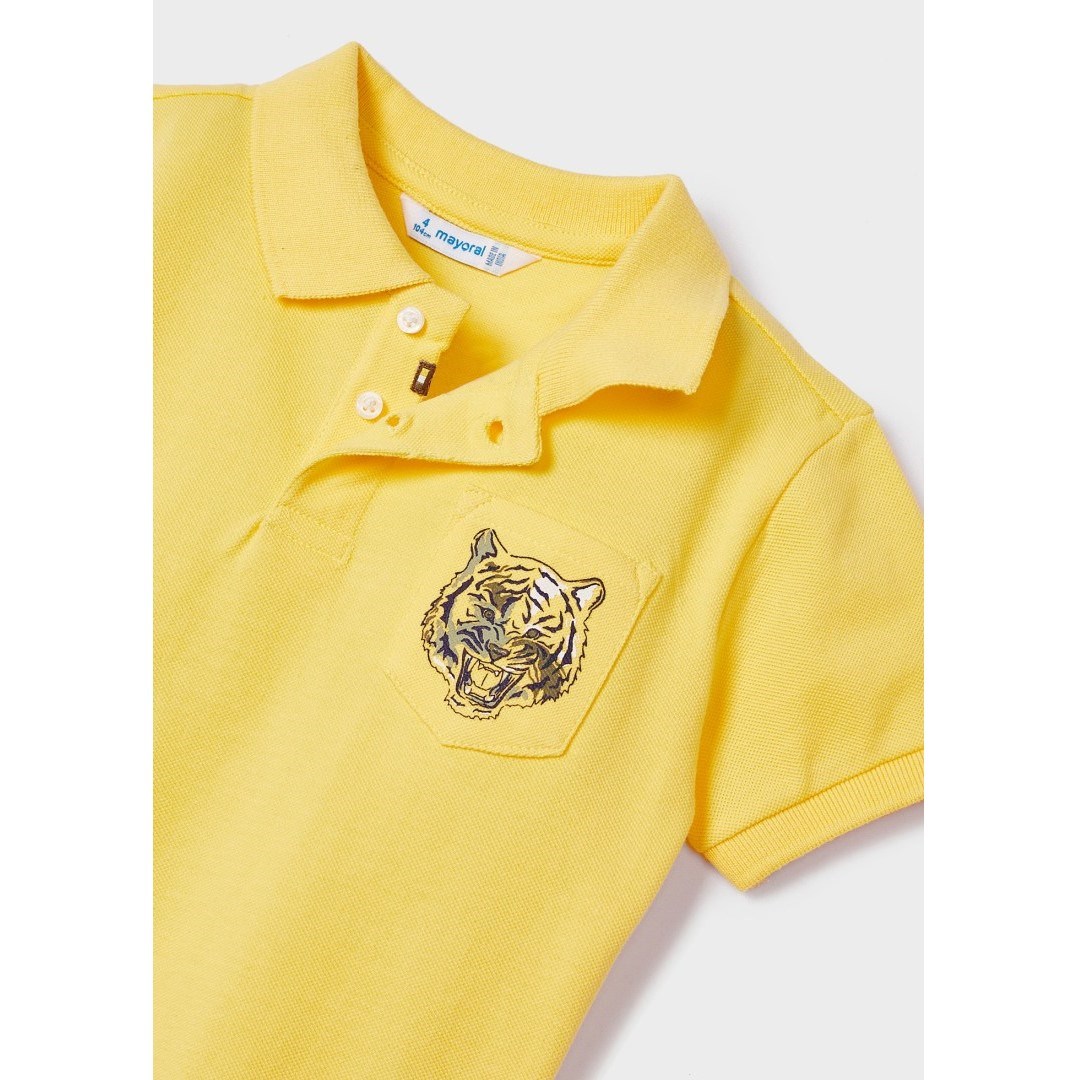 Mayoral Yazlık Erkek Polo T-shirt Sarı