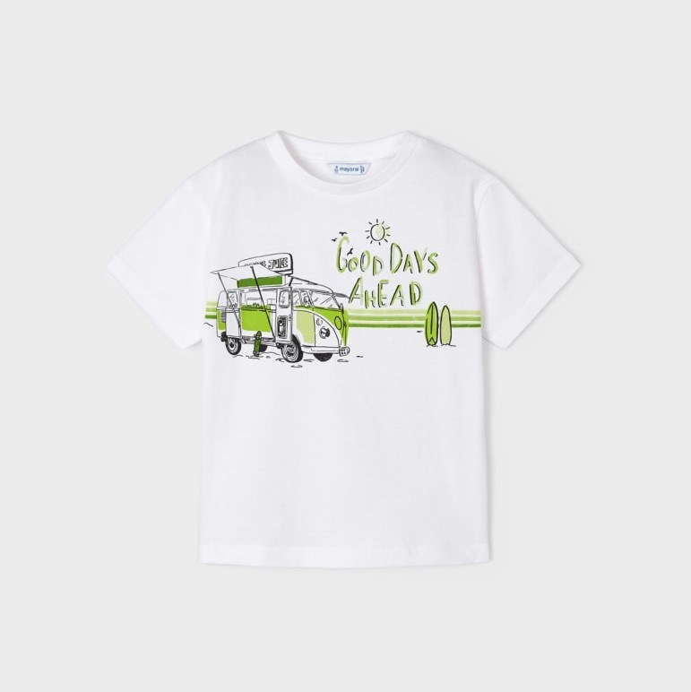 Mayoral Yazlık Erkek T-shirt Şort 3'lü Set Yeşil