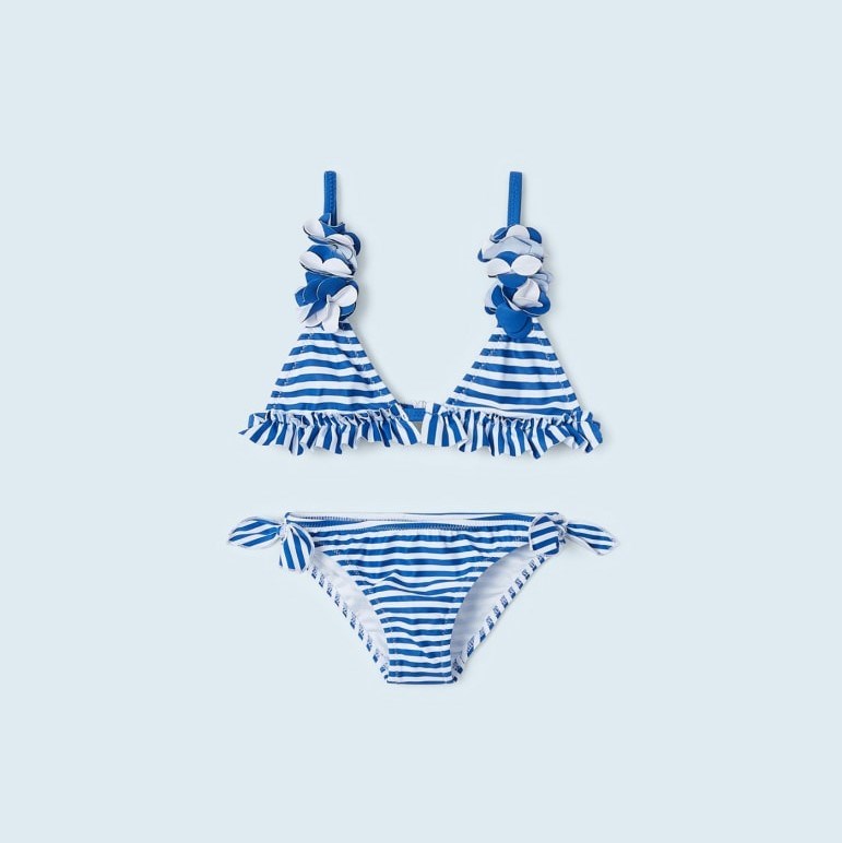 Mayoral Yazlık Kız Bikini Set Mavi