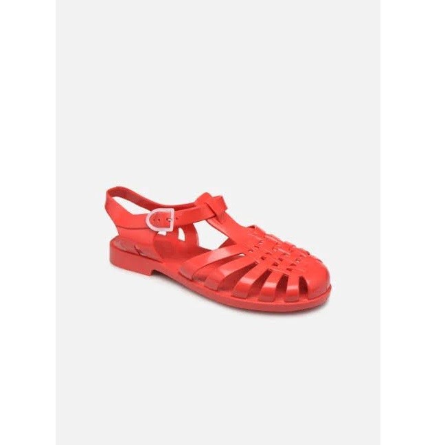 Meduse Sun Sandals Yazlık Kız Çocuk Sandalet Carmin Kırmızı