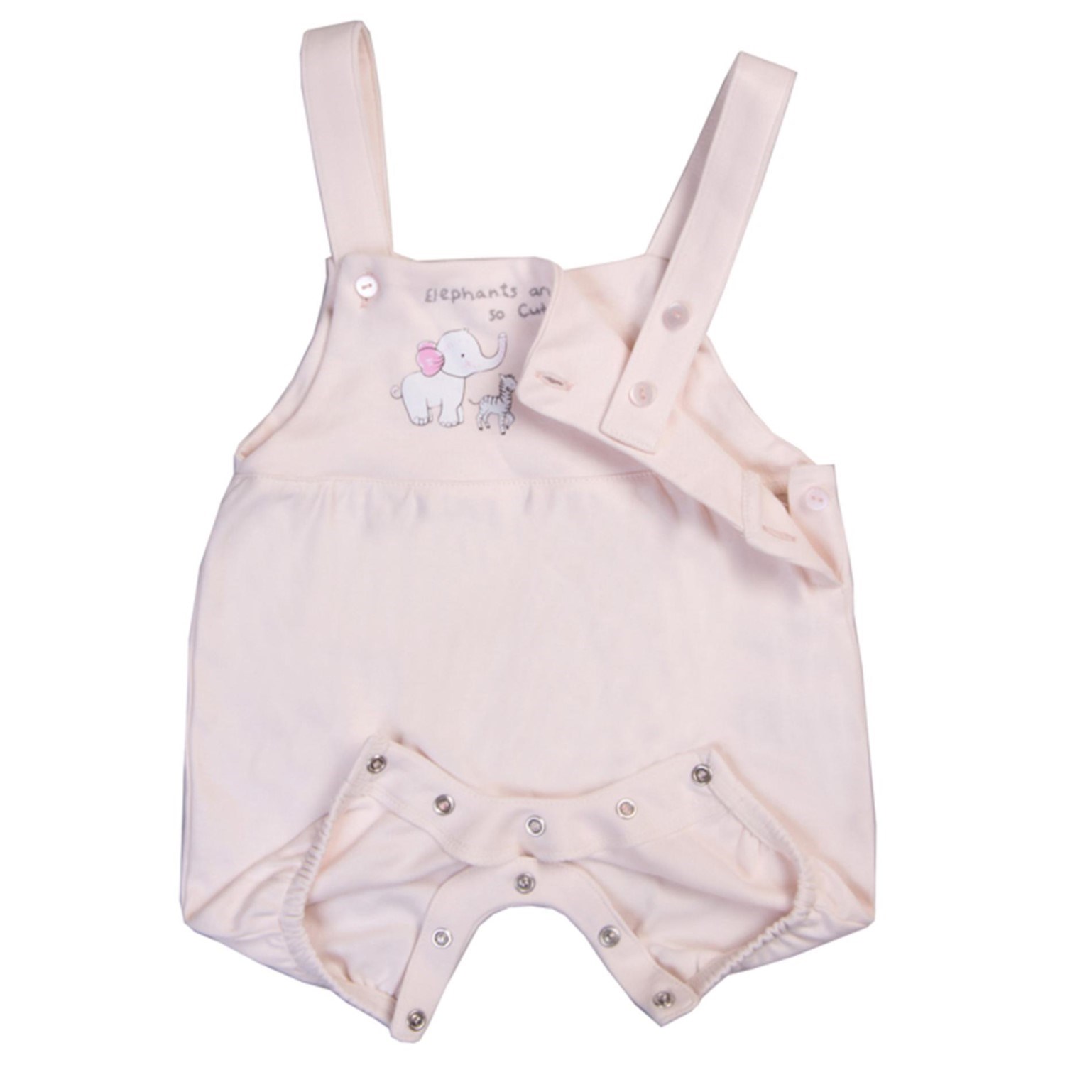 MinycenterYazlık Kız Bebek Salopet Set Pembe