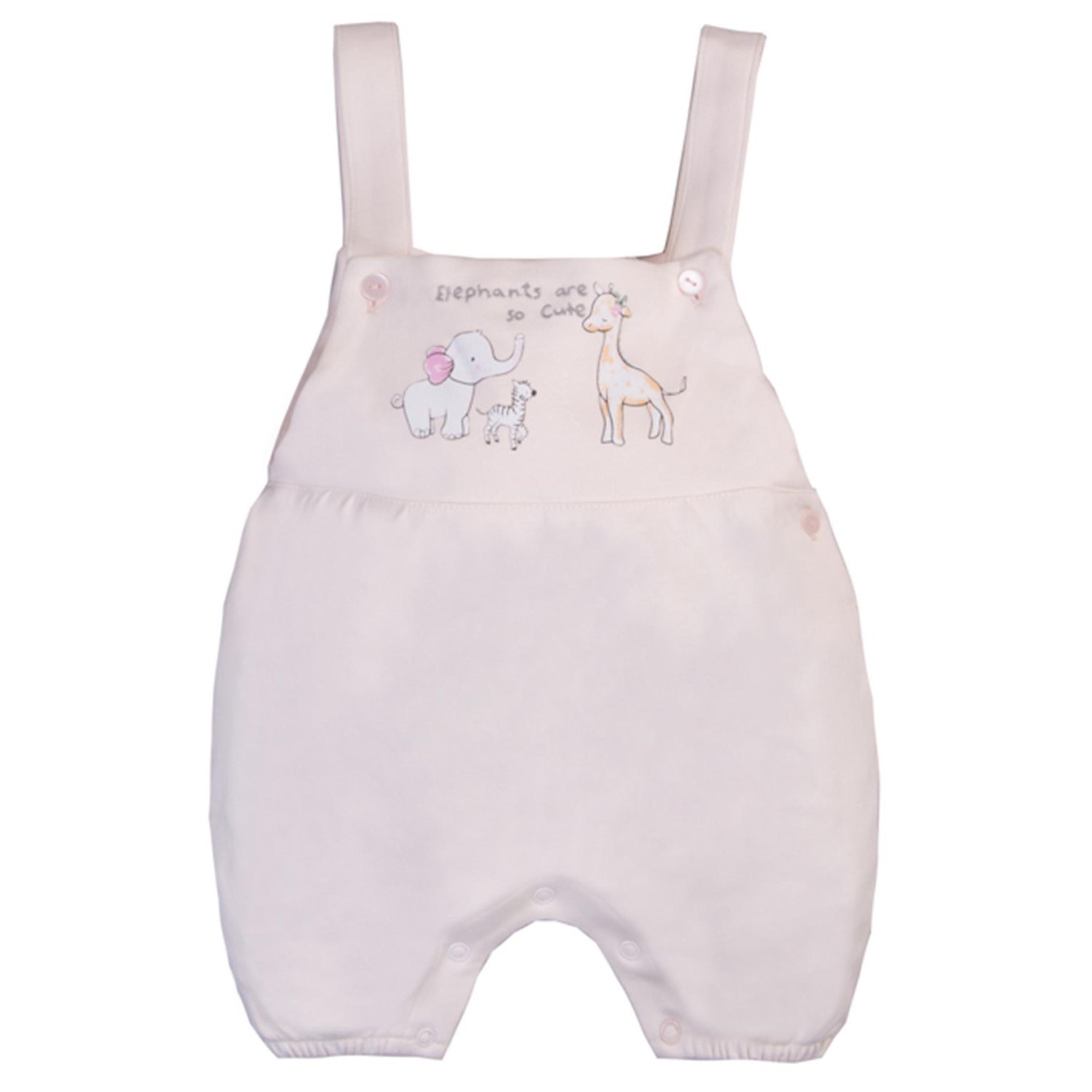 MinycenterYazlık Kız Bebek Salopet Set Pembe